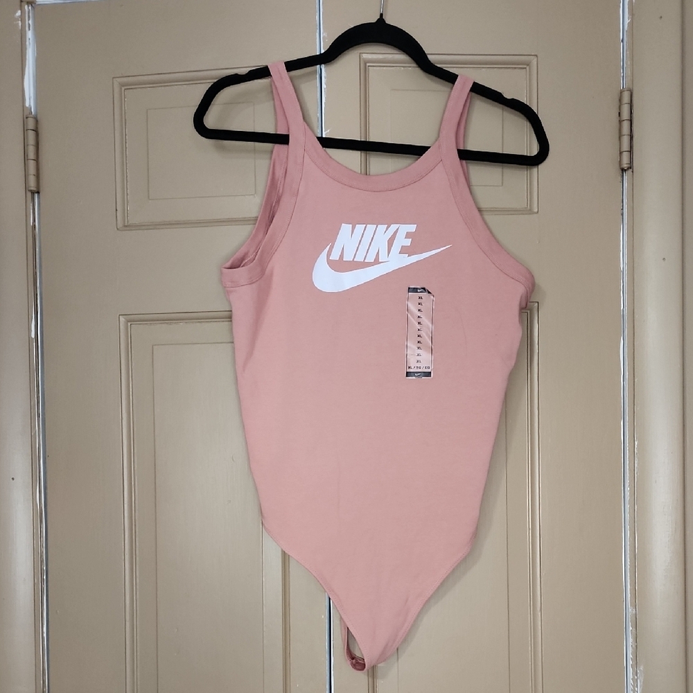 NWT Nike Pink Thong Bodysuit